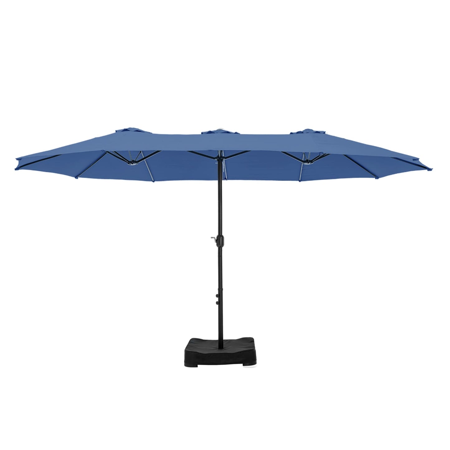 MAISON ARTS 15ft Double-Sided Patio Extra Large Twin Umbrella with Base Included