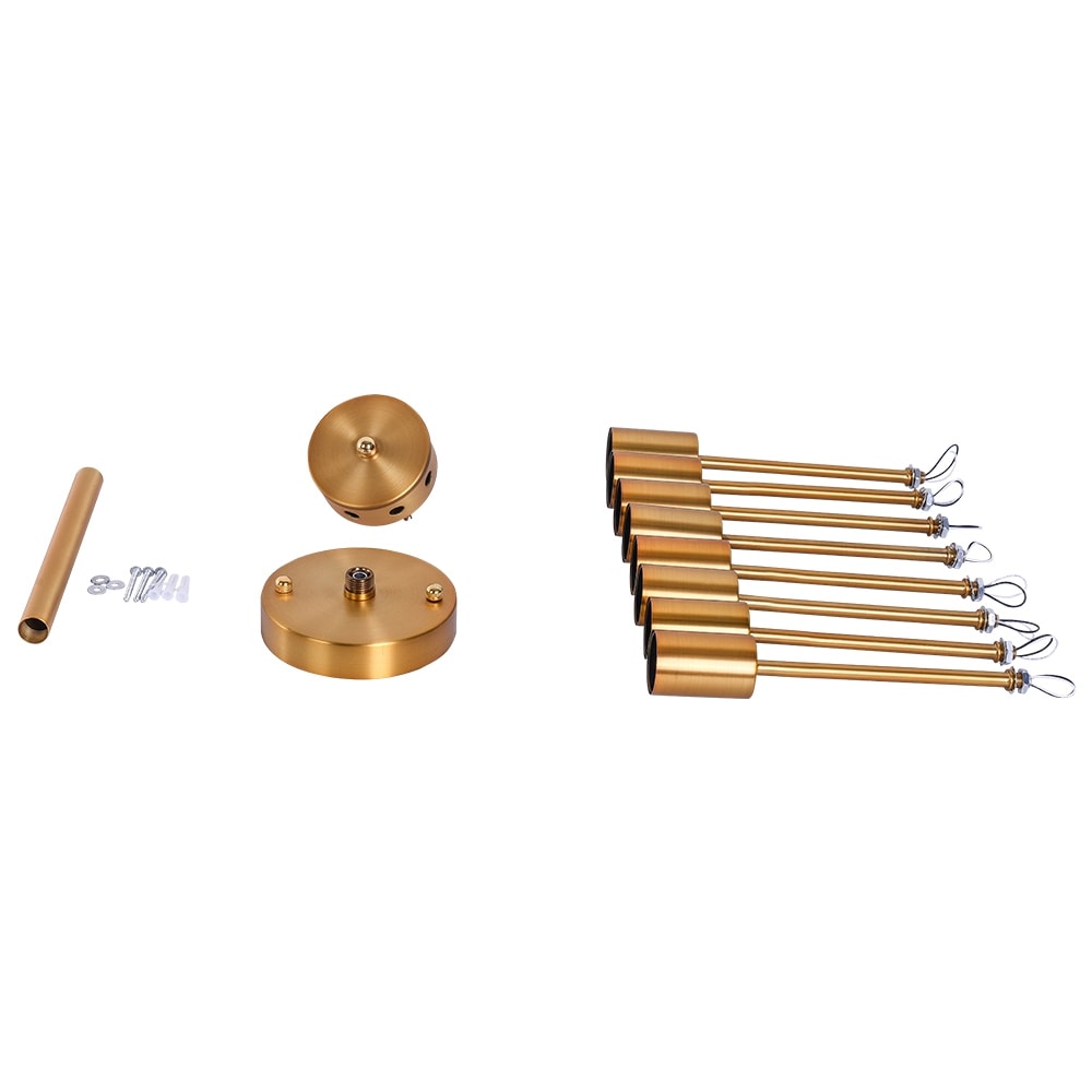 Black/ Gold Sputnik Semi Flush Mount Lamp Close to Ceiling Light Fixture for Living Room/ Kitchen/ Office/ Bedroom/ Foyer