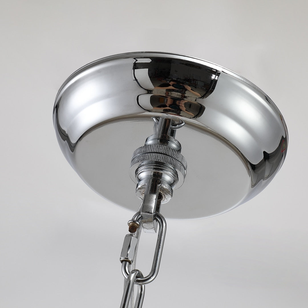 Candle Style Lantern Pendant Stairway or Kitchen Island Open Cage Chandelier - N/A