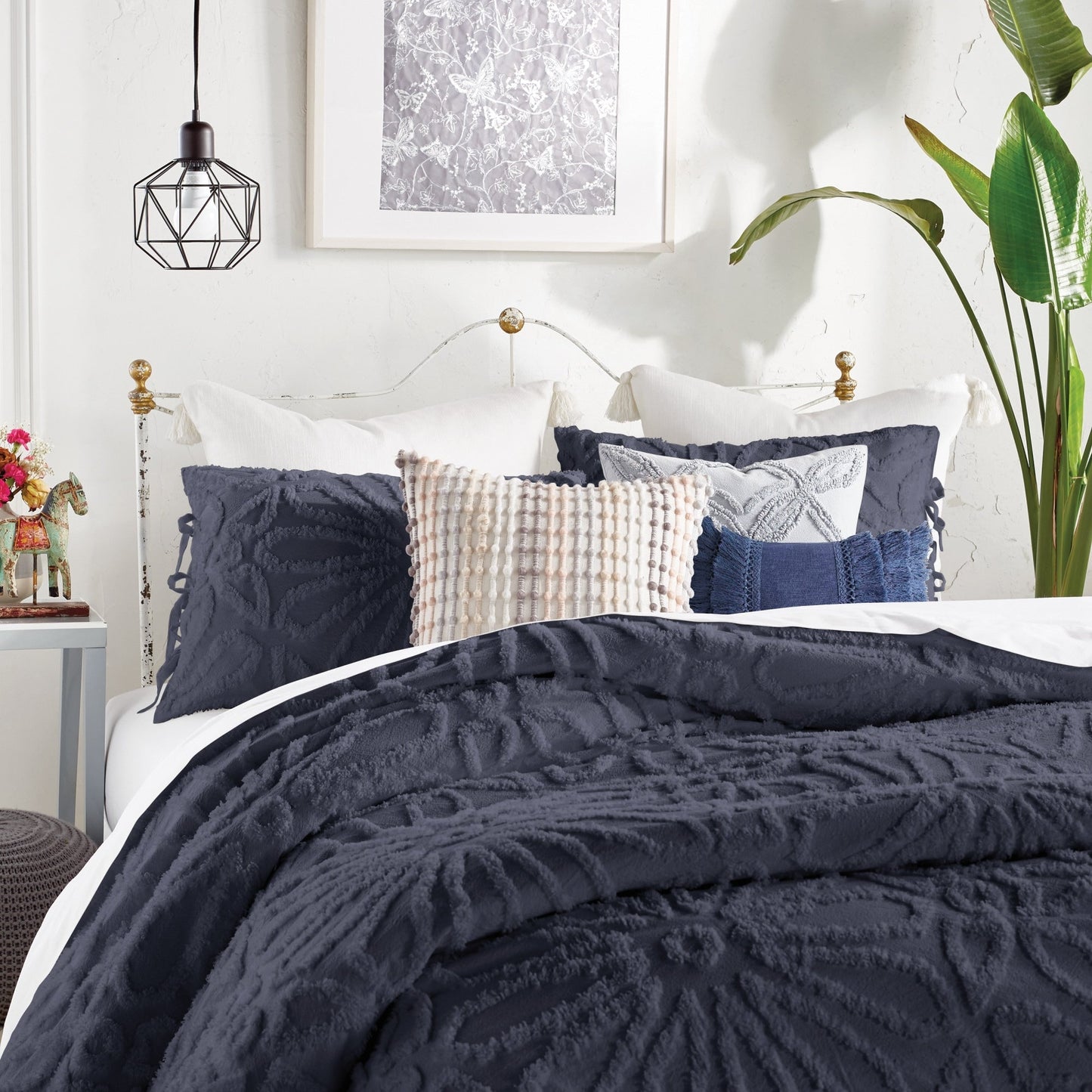 Peri Home Chenille Medallion Comforter Set