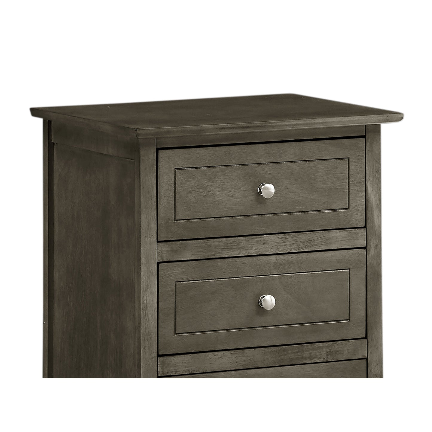 Daniel 3-drawer Transitional Wooden Nightstand