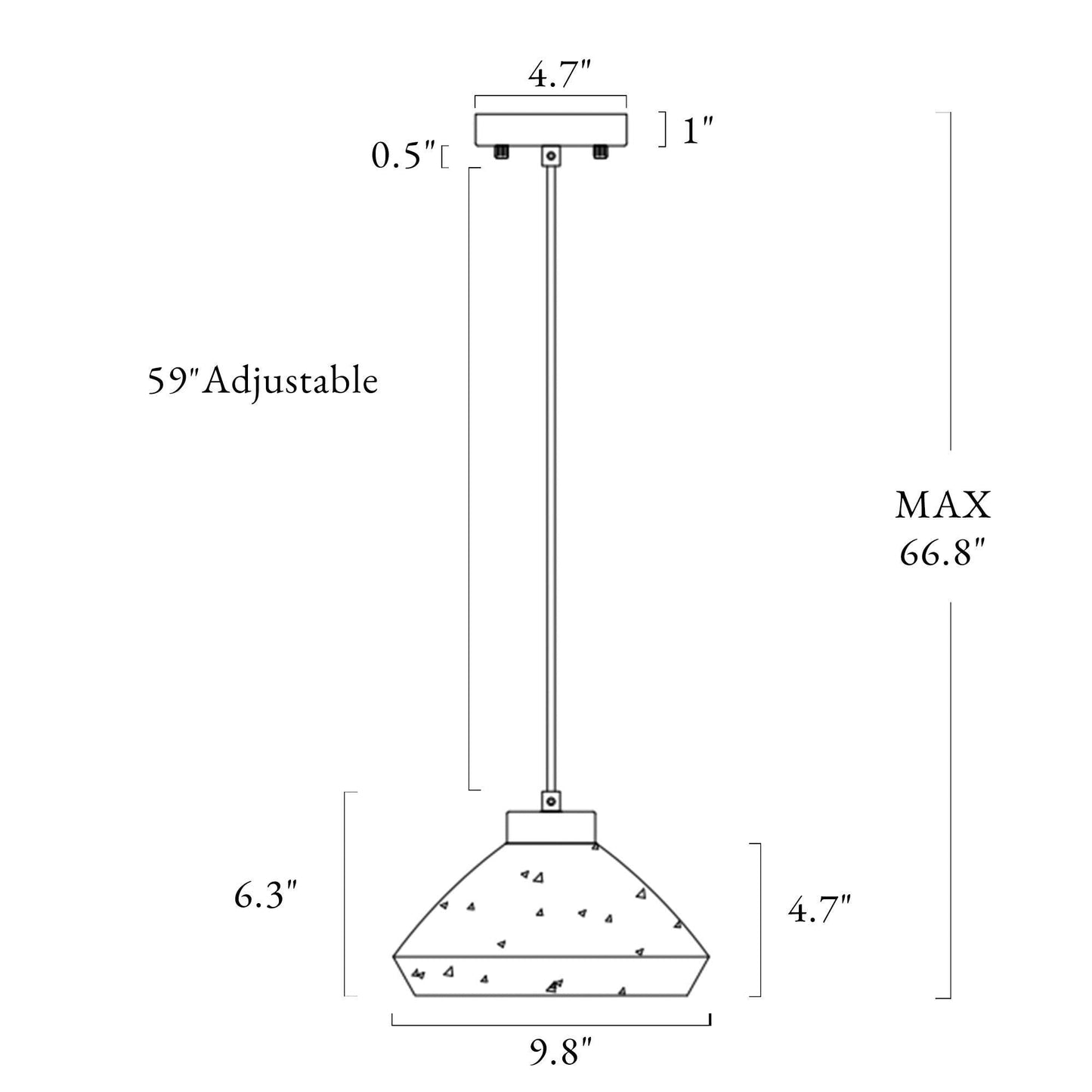 Flyn Modern 1-Light Mercury Glass Kitchen Island Pendant Lights