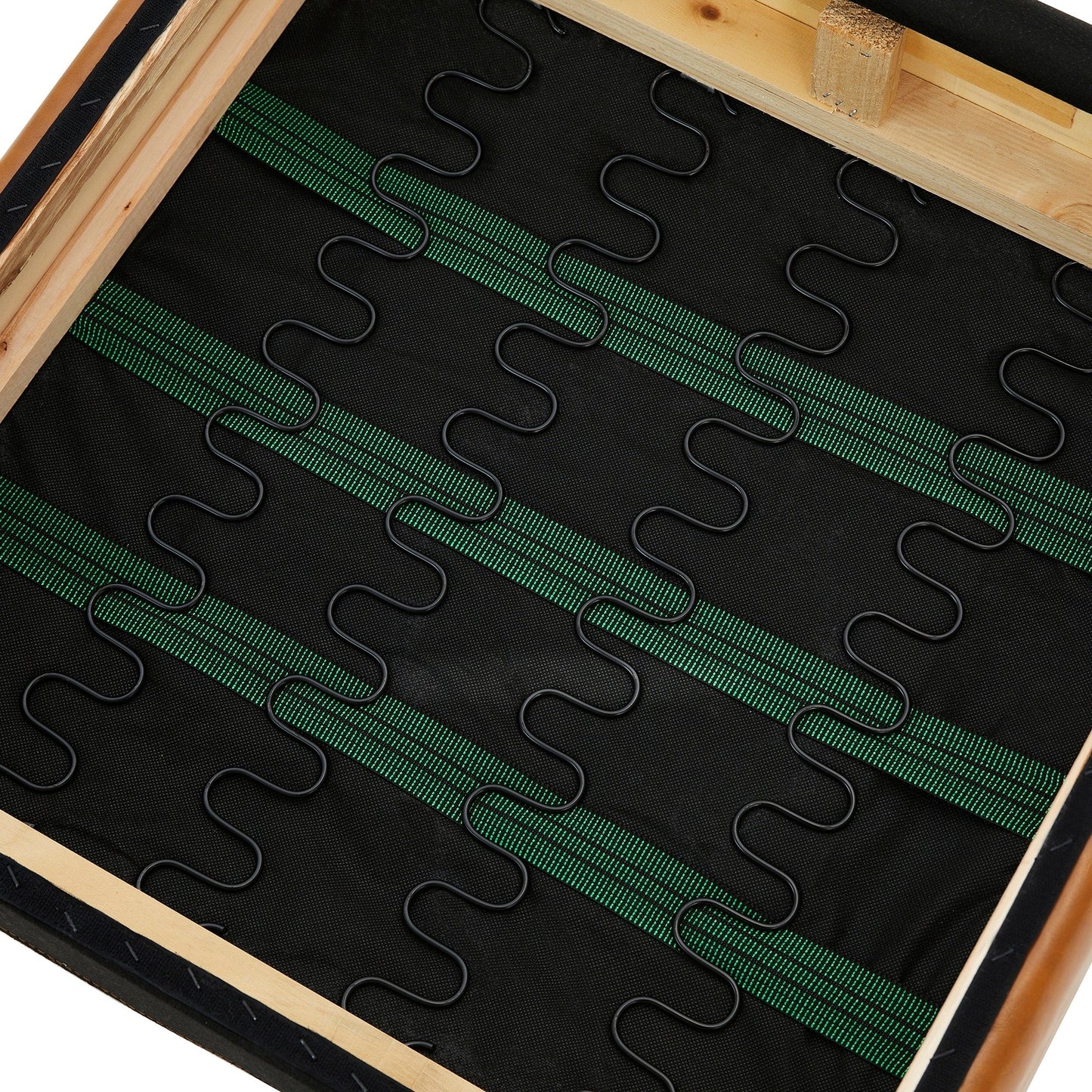 Glitzhome 30.75H Mid-Century Modern PU Leather Armchair Accent Chair with Pillow - 25.75W x 33.75D x 30.75H