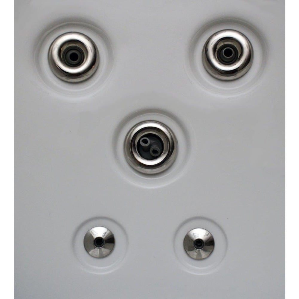 Home and Garden 5-person 51-jet Spa with Stainless Jets and Ozone - 80x80x34