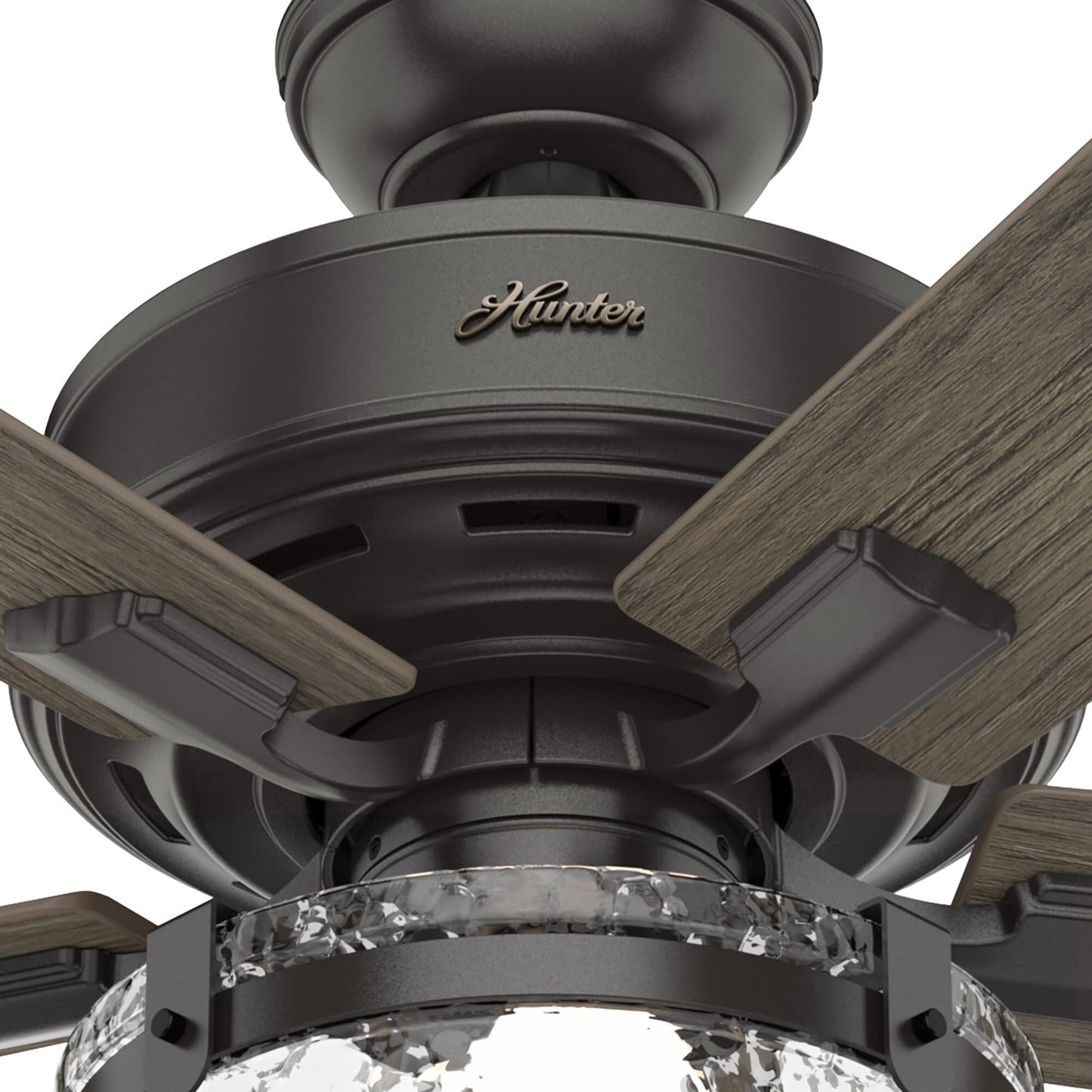 Hunter 52 Canyon Ridge Indoor / Outdoor Ceiling Fan LED Light, Handheld Remote - Farmhouse, Rustic, Industrial