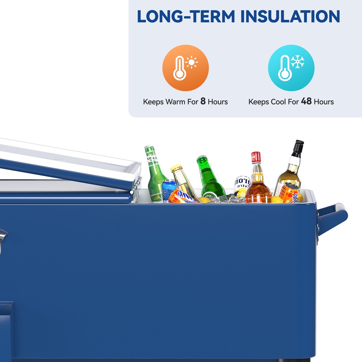 Moasis 80 Quart Rolling Cooler