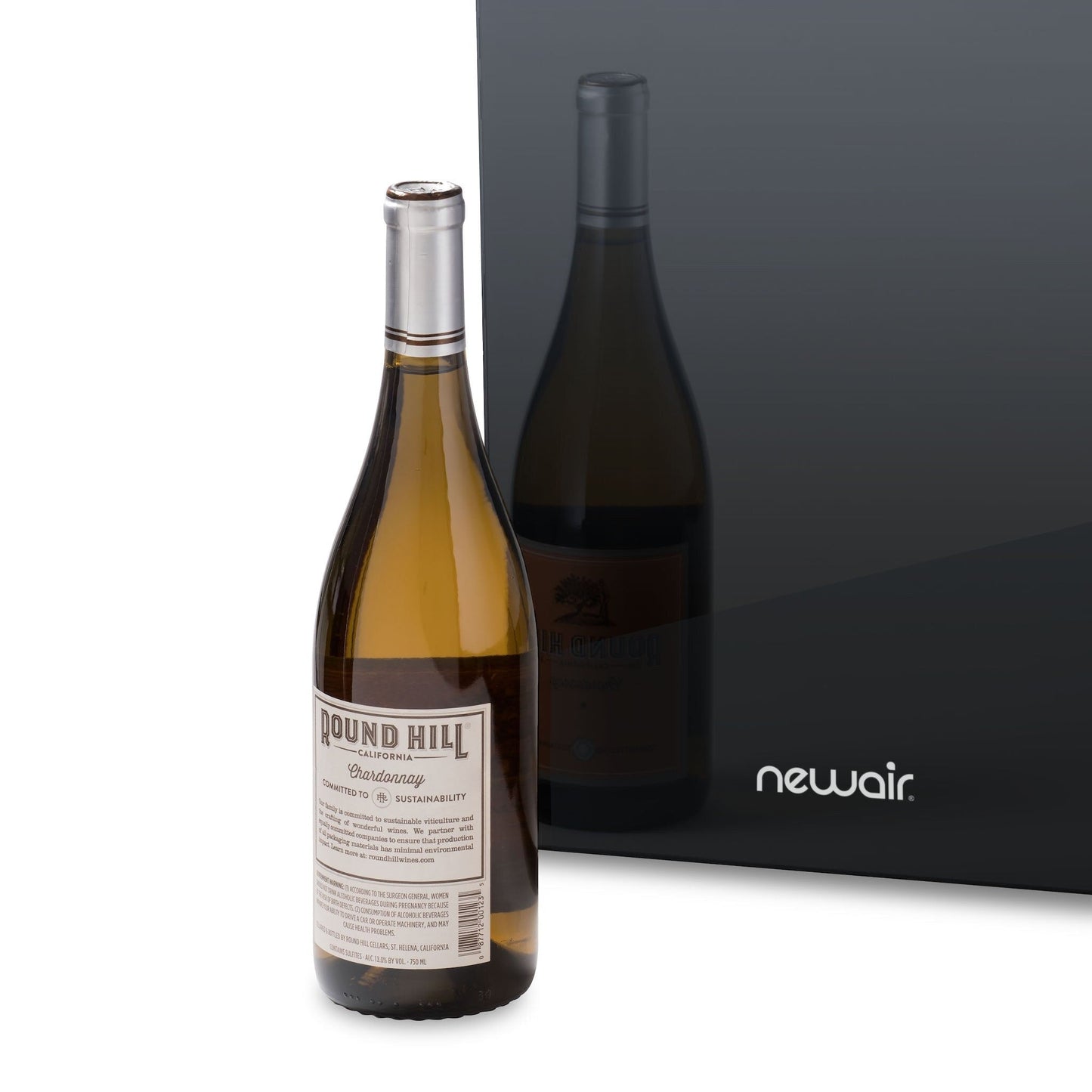 Newair Shadow-T Series Wine Cooler Refrigerator, 18 Bottle Dual Temperature Zone, Freestanding, Thermoelectric, Digital Control