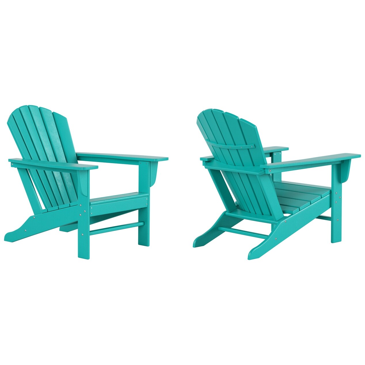 Polytrends Altura Outdoor Eco-Friendly All Weather Poly Patio Adirondack Chair (Set of 2)
