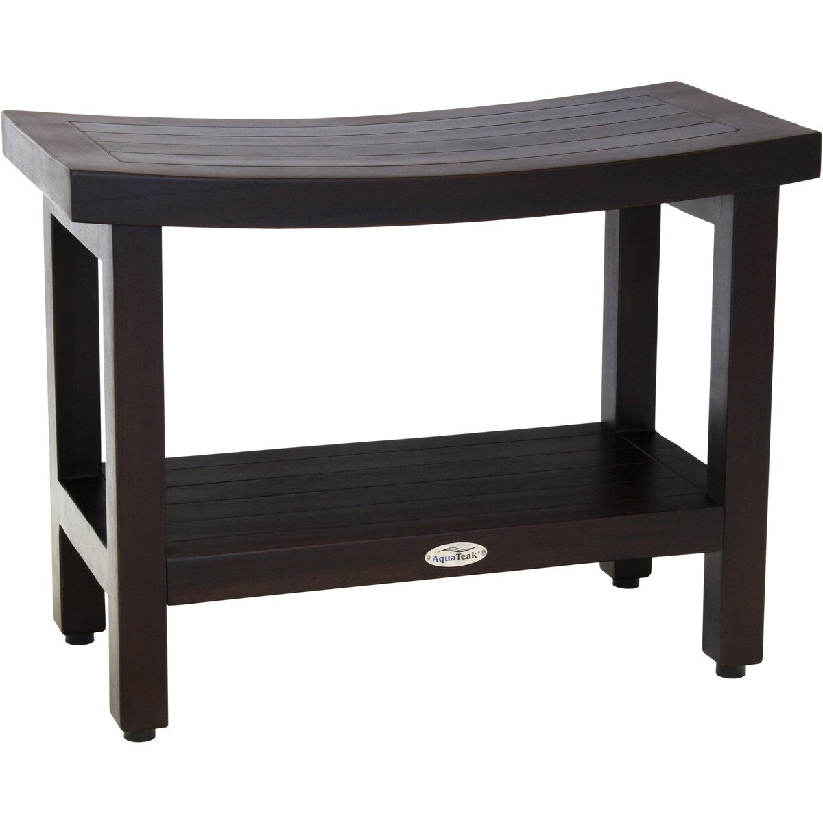 Patented Sumba Teak Shower Bench with Shelf