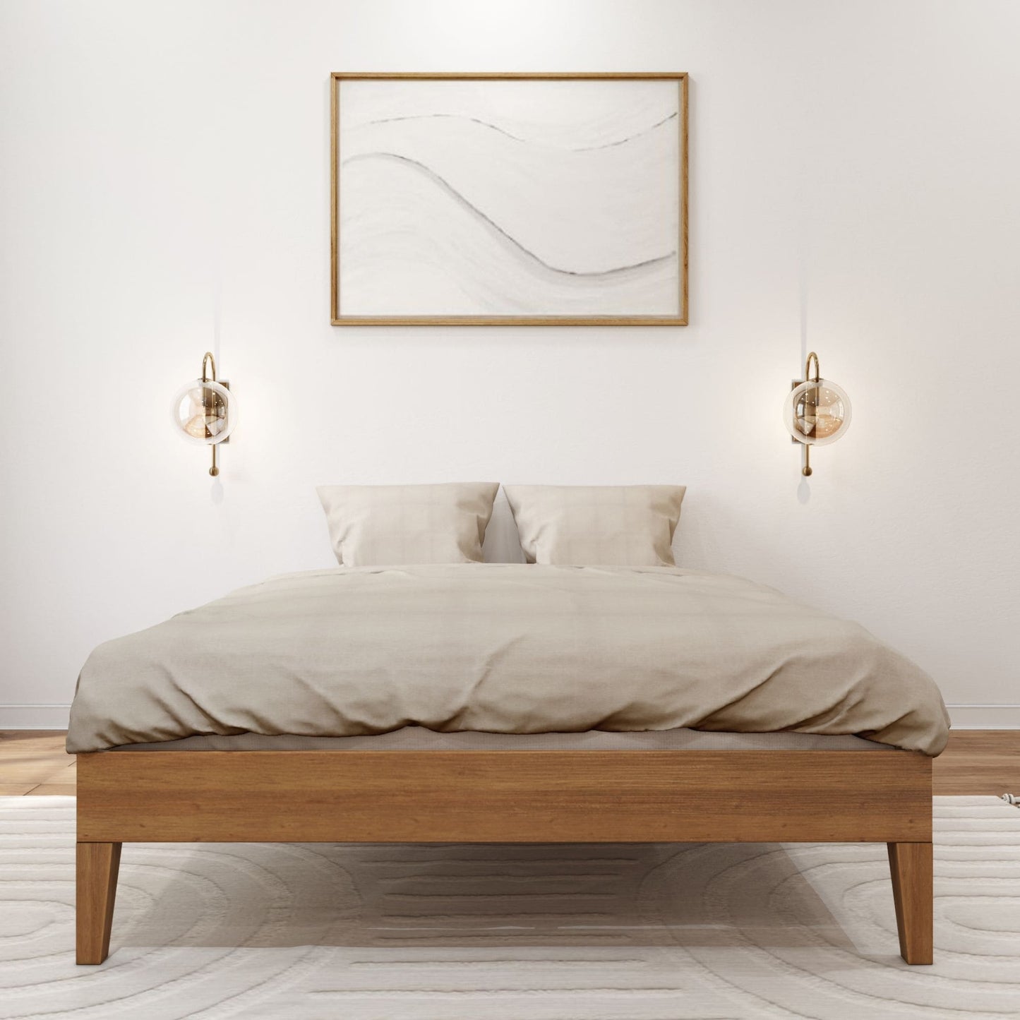 Plank and Beam Full-Size Platform Bed