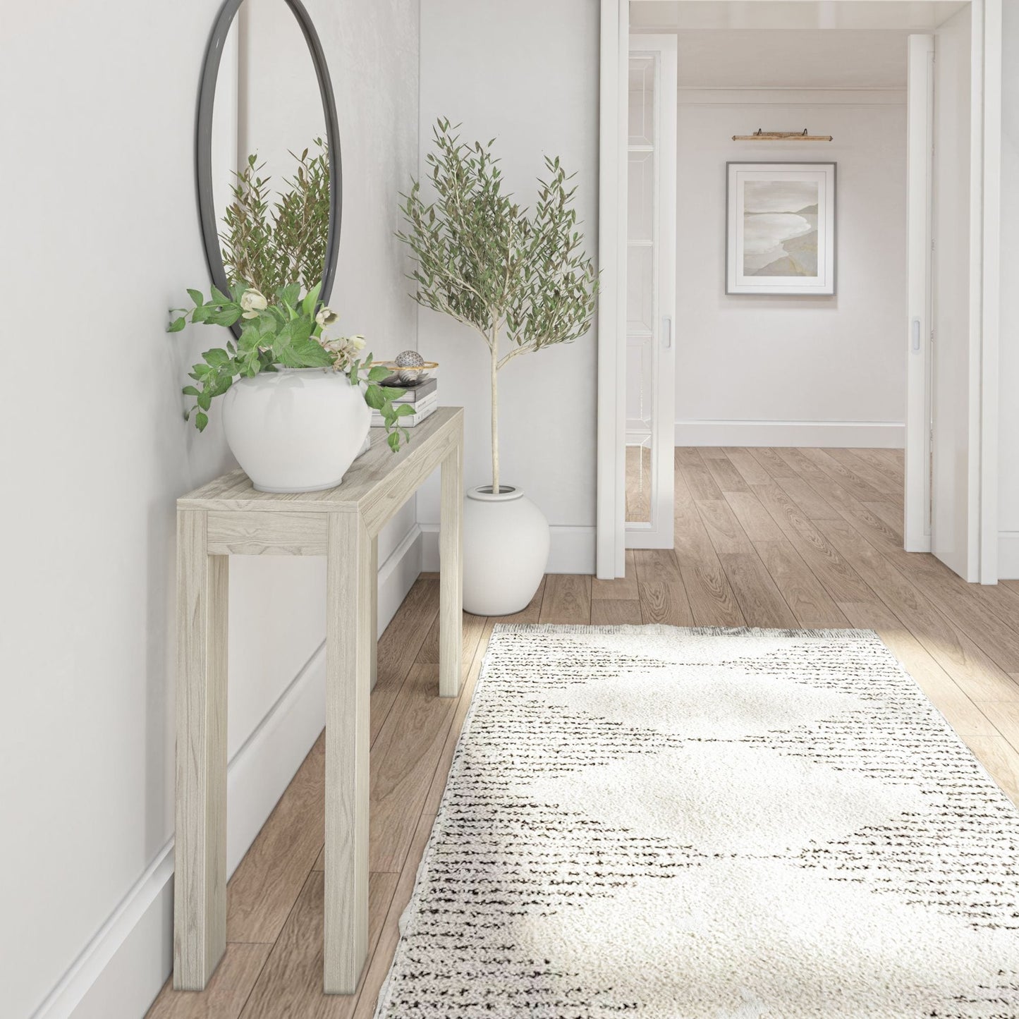 Plank and Beam Modern Console Table - 46