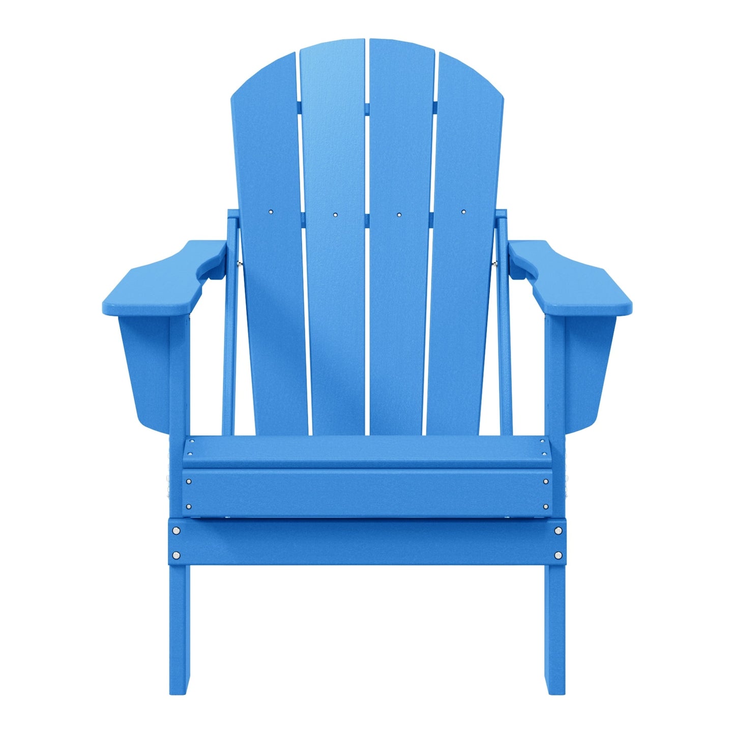 Polytrends Laguna Fade Resistant All Weather Outdoor Patio Folding Adirondack Chair