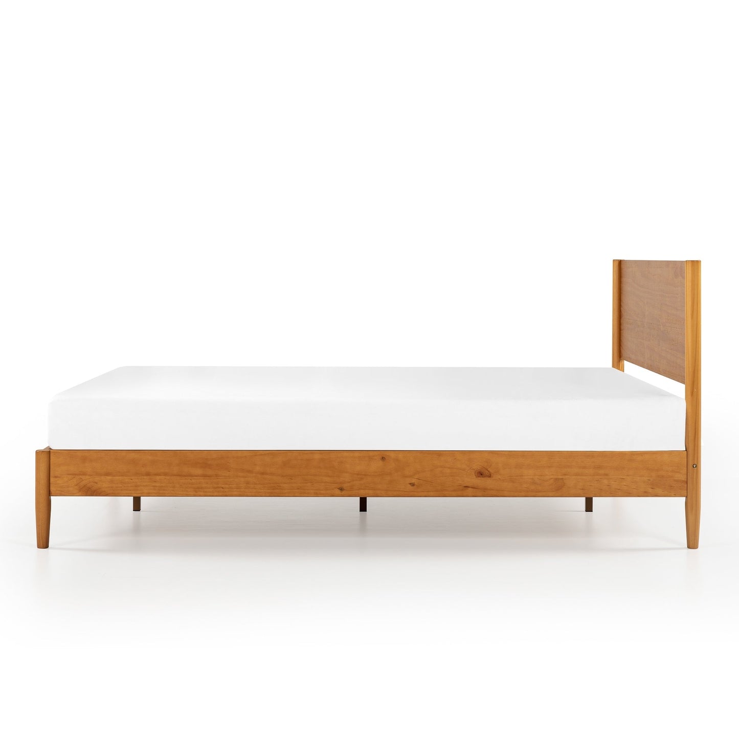Priage by ZINUS Mid Century Wood Platform Bed Frame