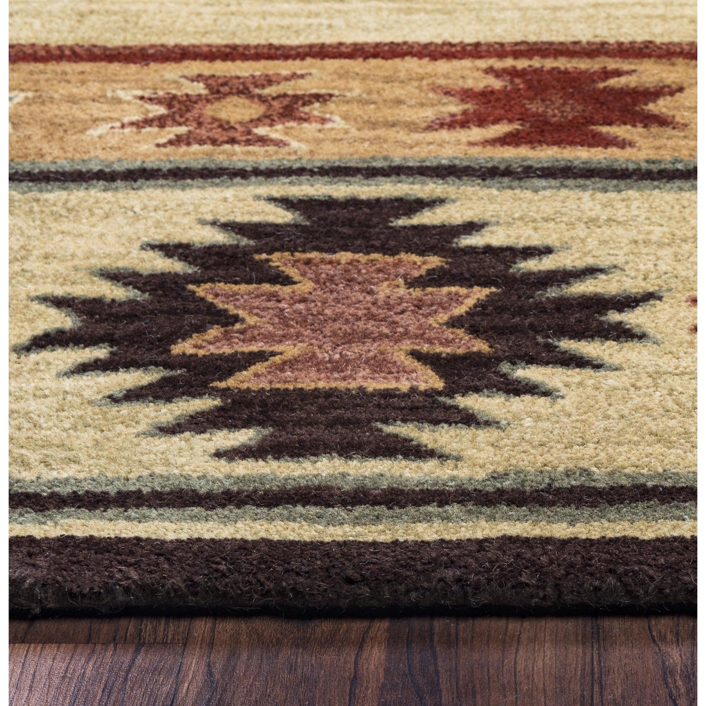 Alora Decor Ryder Southwestern Hand-tufted Wool Rug