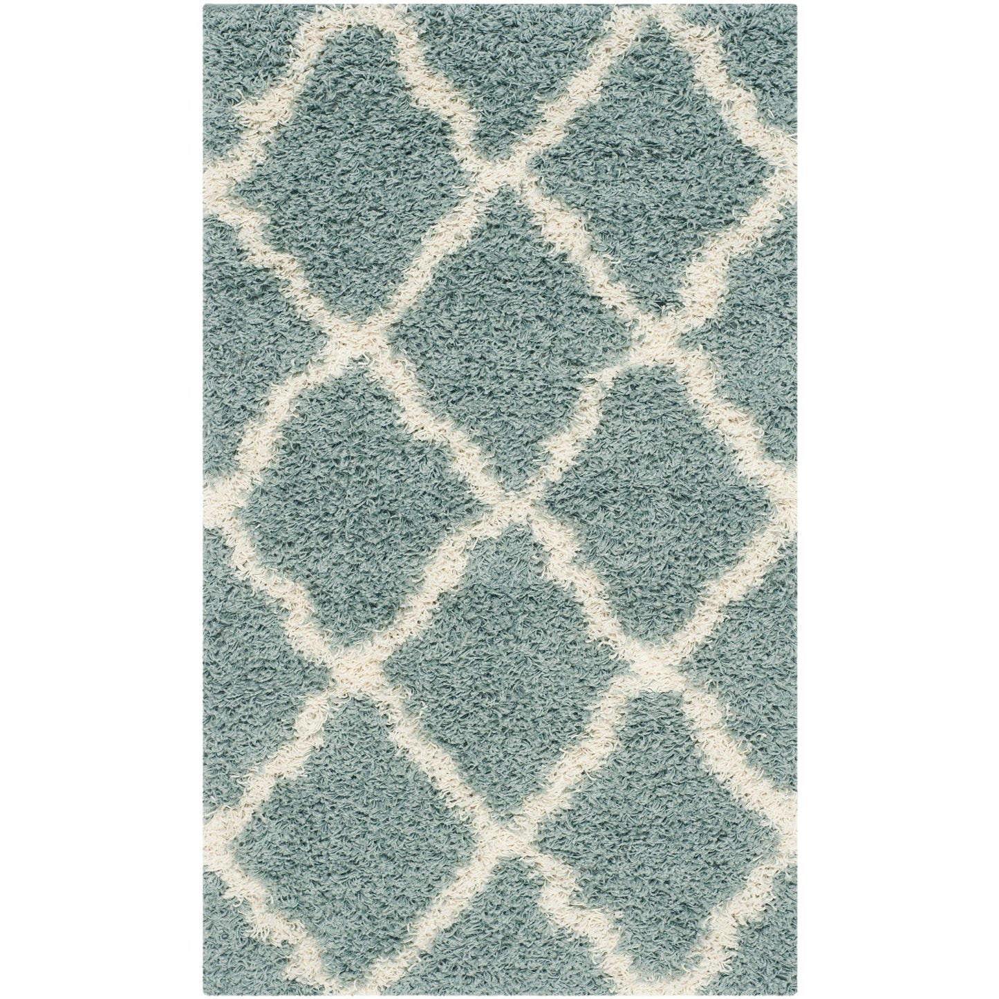 SAFAVIEH Dallas Shag Darina Trellis 1.5-inch Thick Rug