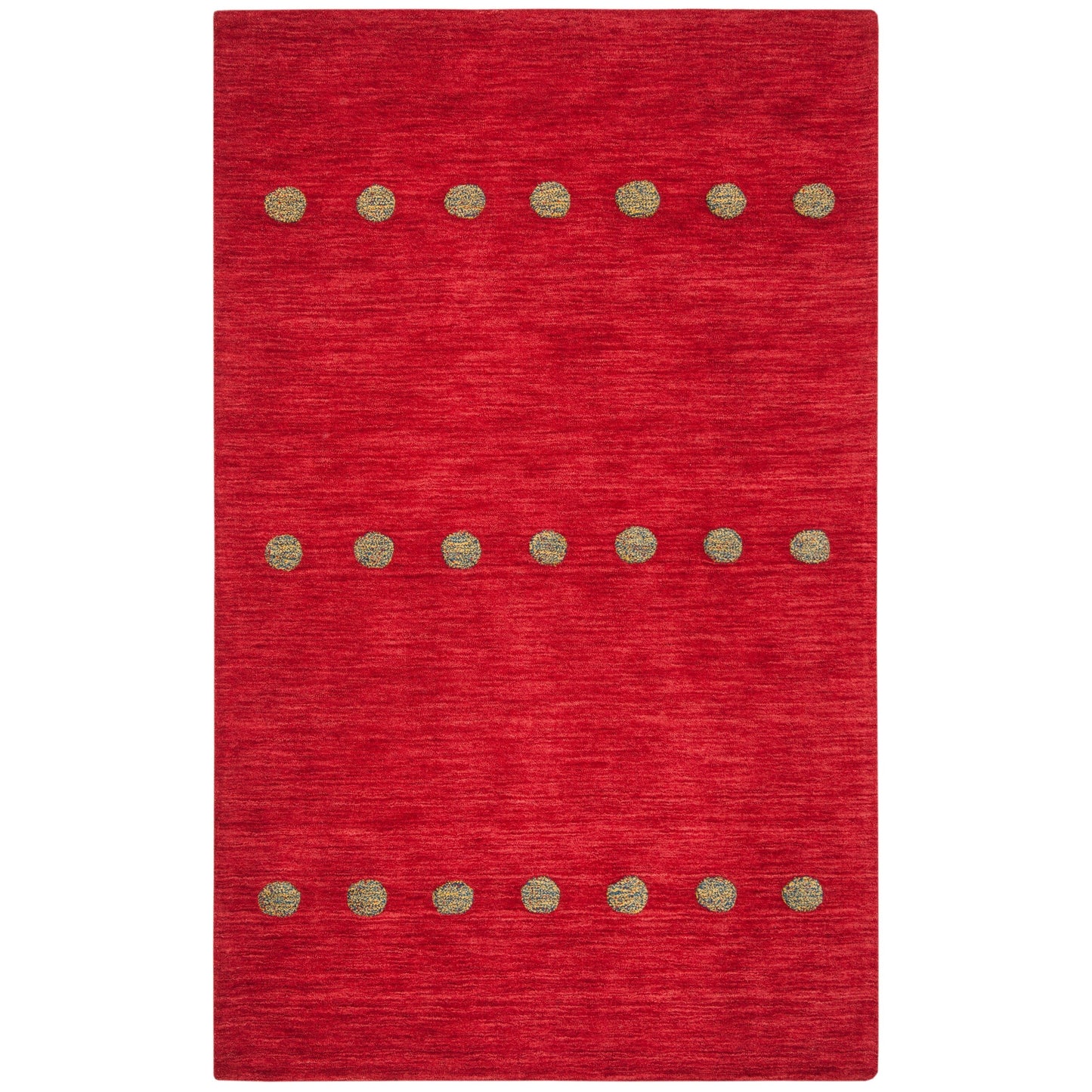 SAFAVIEH Handmade Himalaya Poppy Glossary Modern Wool Rug