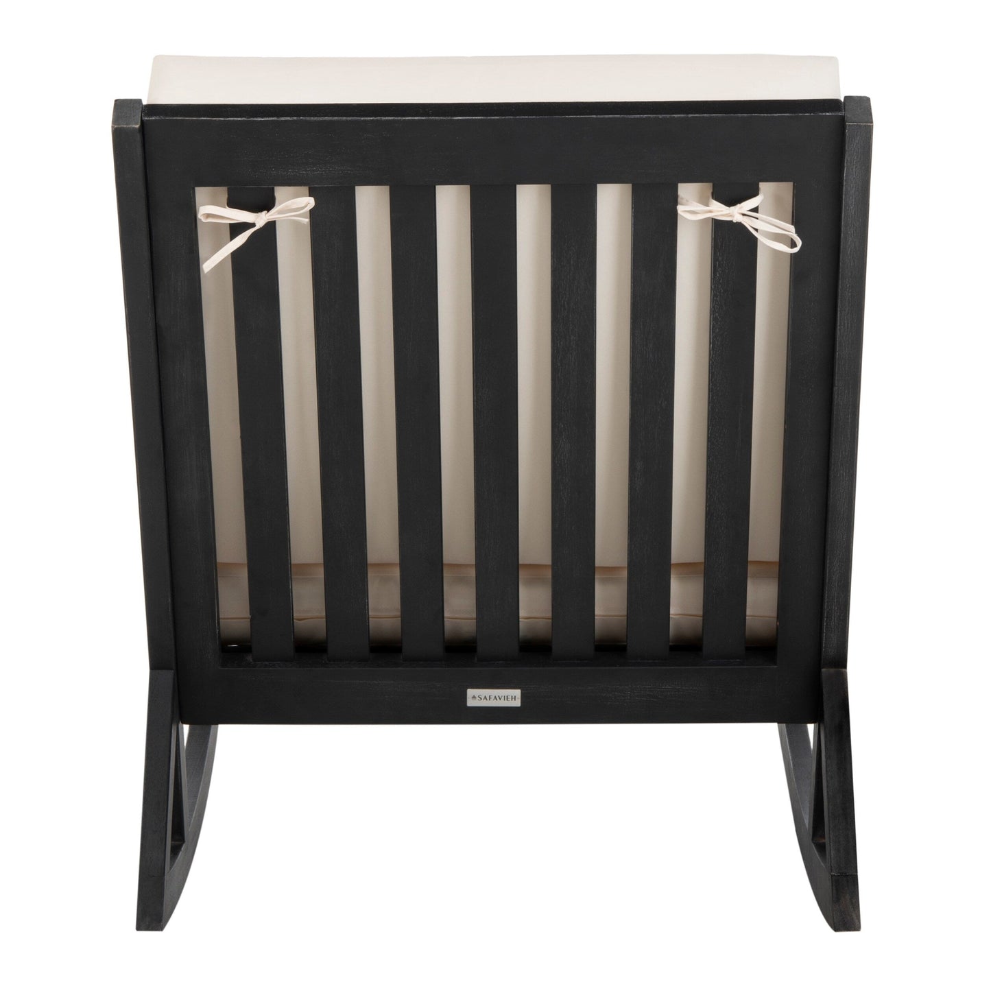 SAFAVIEH Outdoor Makaila Rocking Chair with Cushion - 26W x 31D x 38H