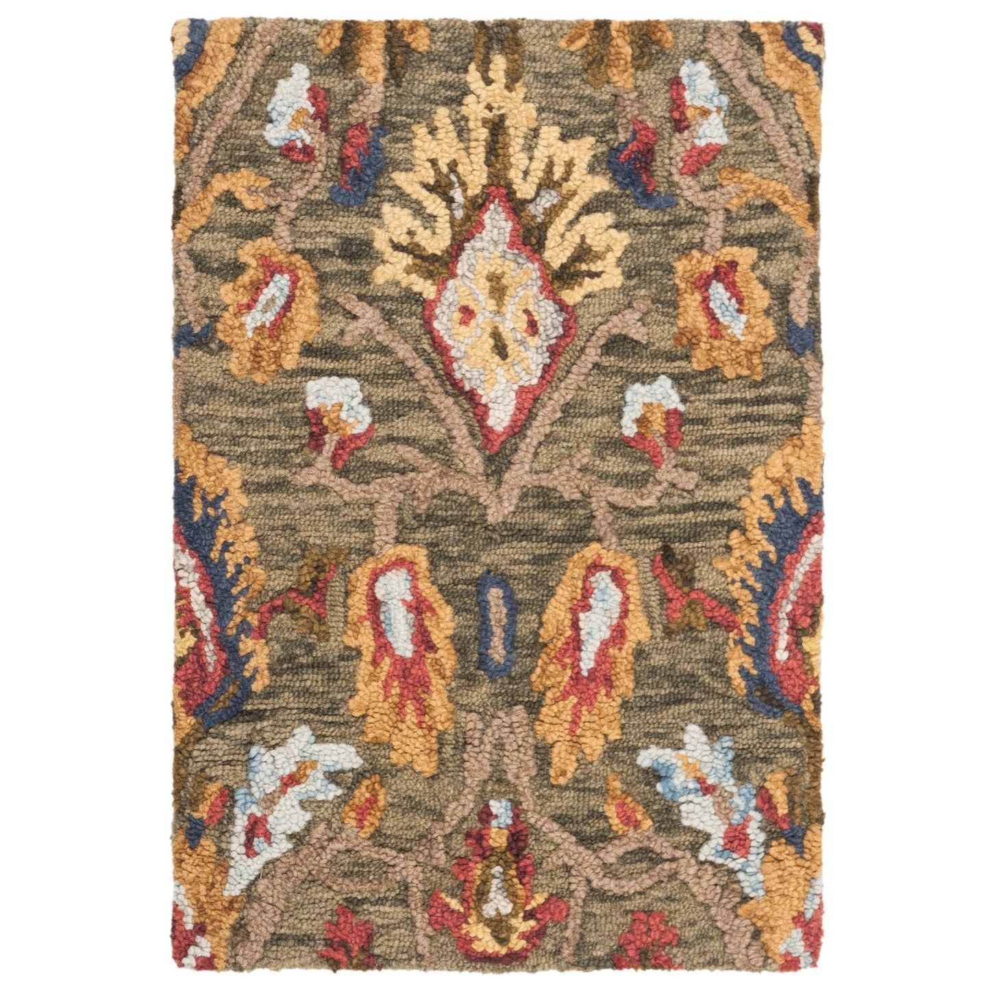 SAFAVIEH, Handmade Marietje Blossom French Country Wool Area Rug