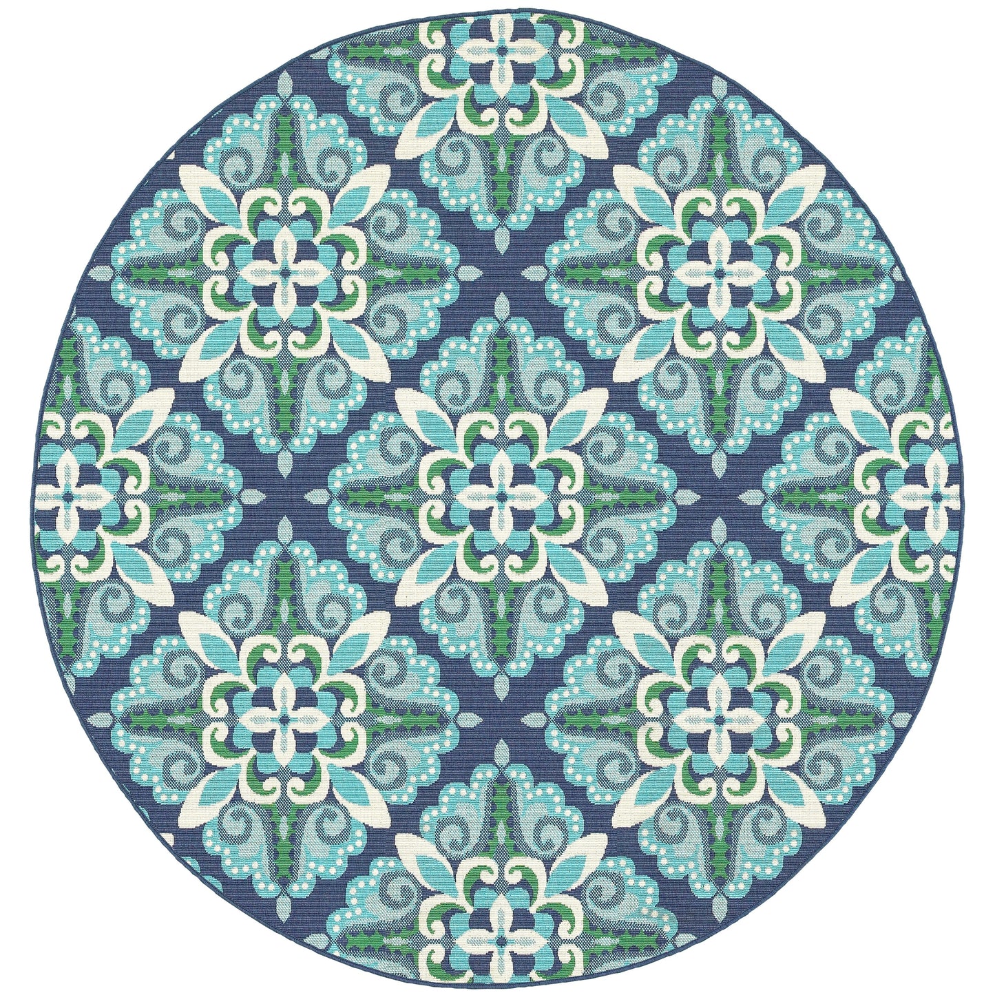 Style Haven Martinque Medallion Indoor Outdoor Area Rug-