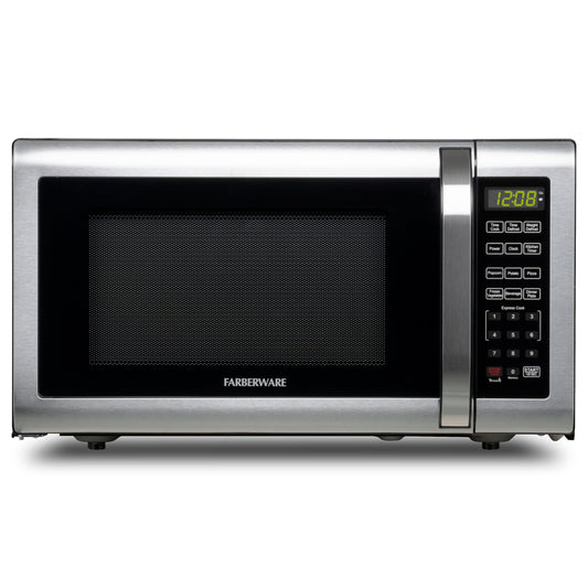 Farberware 1.6 Cu. Ft. Microwave Oven, Brushed Stainless Steel