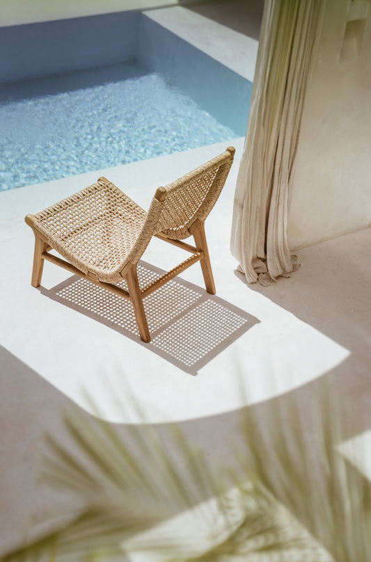 Kala  Indoor Outdoor Teak Lounge Chair