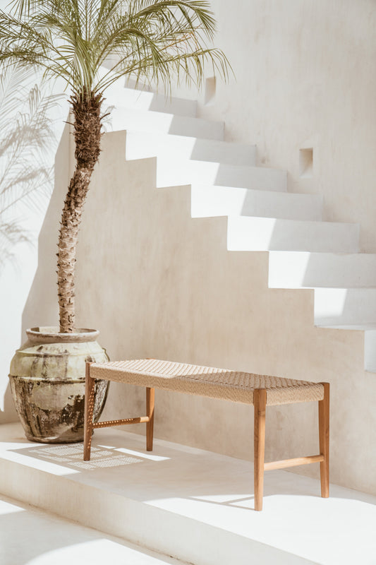 Dahlia Indoor Outdoor Teak Bench