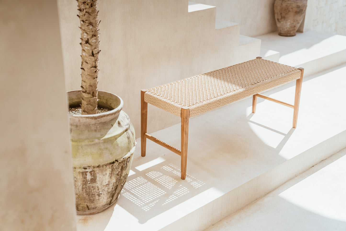 Dahlia Indoor Outdoor Teak Bench