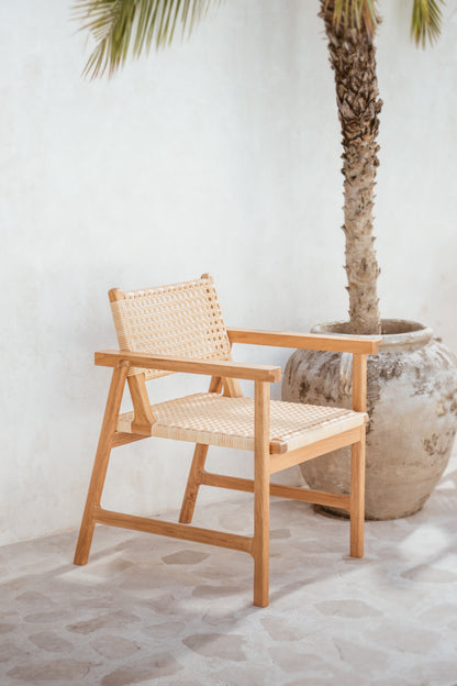 Jeeva Indoor Outdoor Teak Dining Chair
