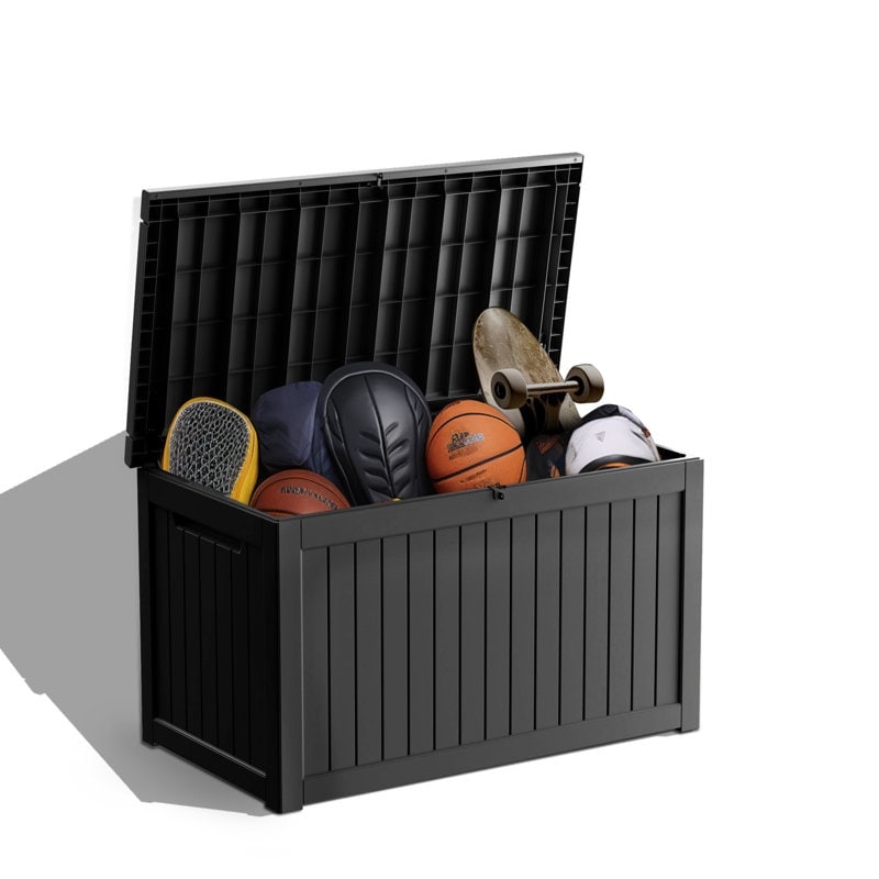 Outdoor Patio Storage Resin Lockable Deck Box