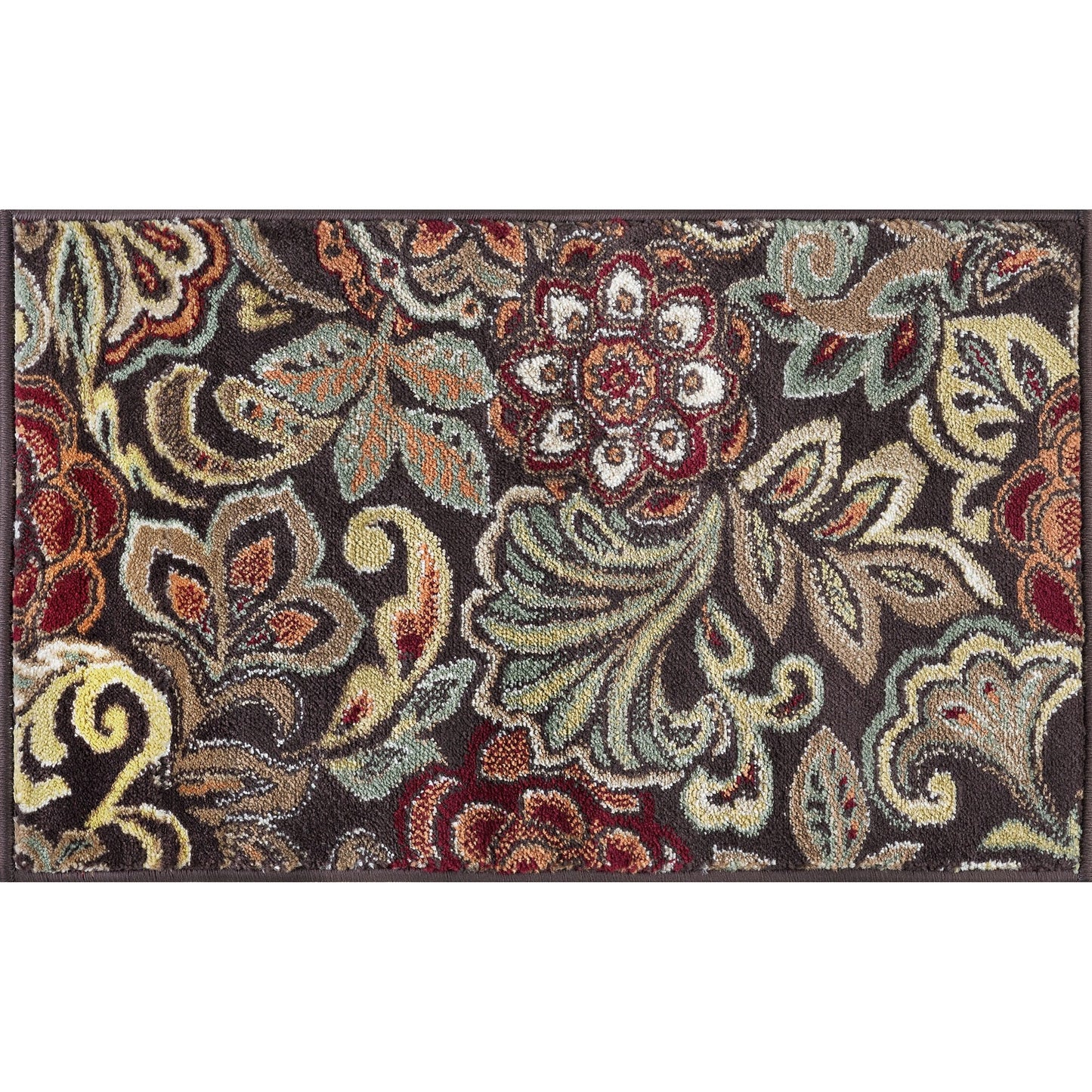 Decora Farmhouse Floral Indoor Area Rug