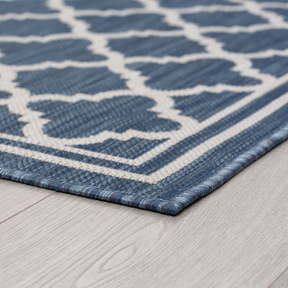 Exo Coastal Geometric Indoor/Outdoor Area Rug