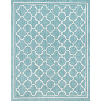 Exo Coastal Geometric Indoor/Outdoor Area Rug
