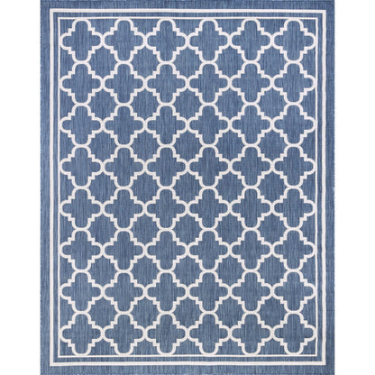 Exo Coastal Geometric Indoor/Outdoor Area Rug
