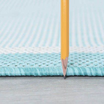 Exo Coastal Geometric Indoor/Outdoor Area Rug