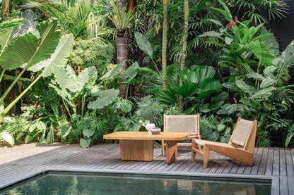 Sore Indoor Outdoor Teak Loveseat