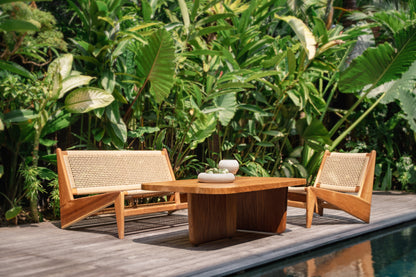 Sore Indoor Outdoor Teak Loveseat