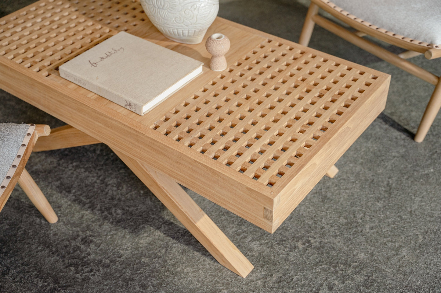 Alba Rectangle Teak Coffee Table