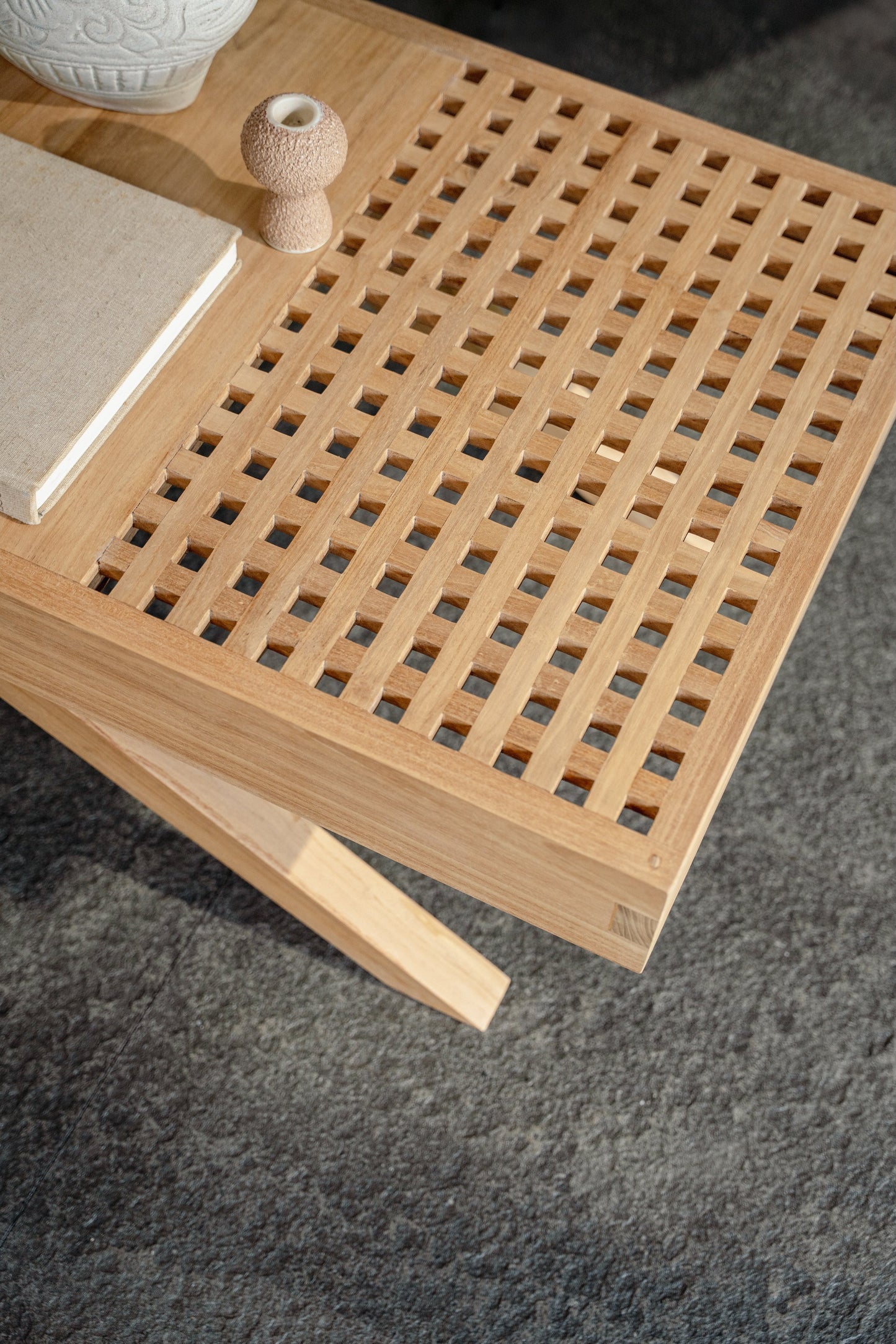 Alba Rectangle Teak Coffee Table