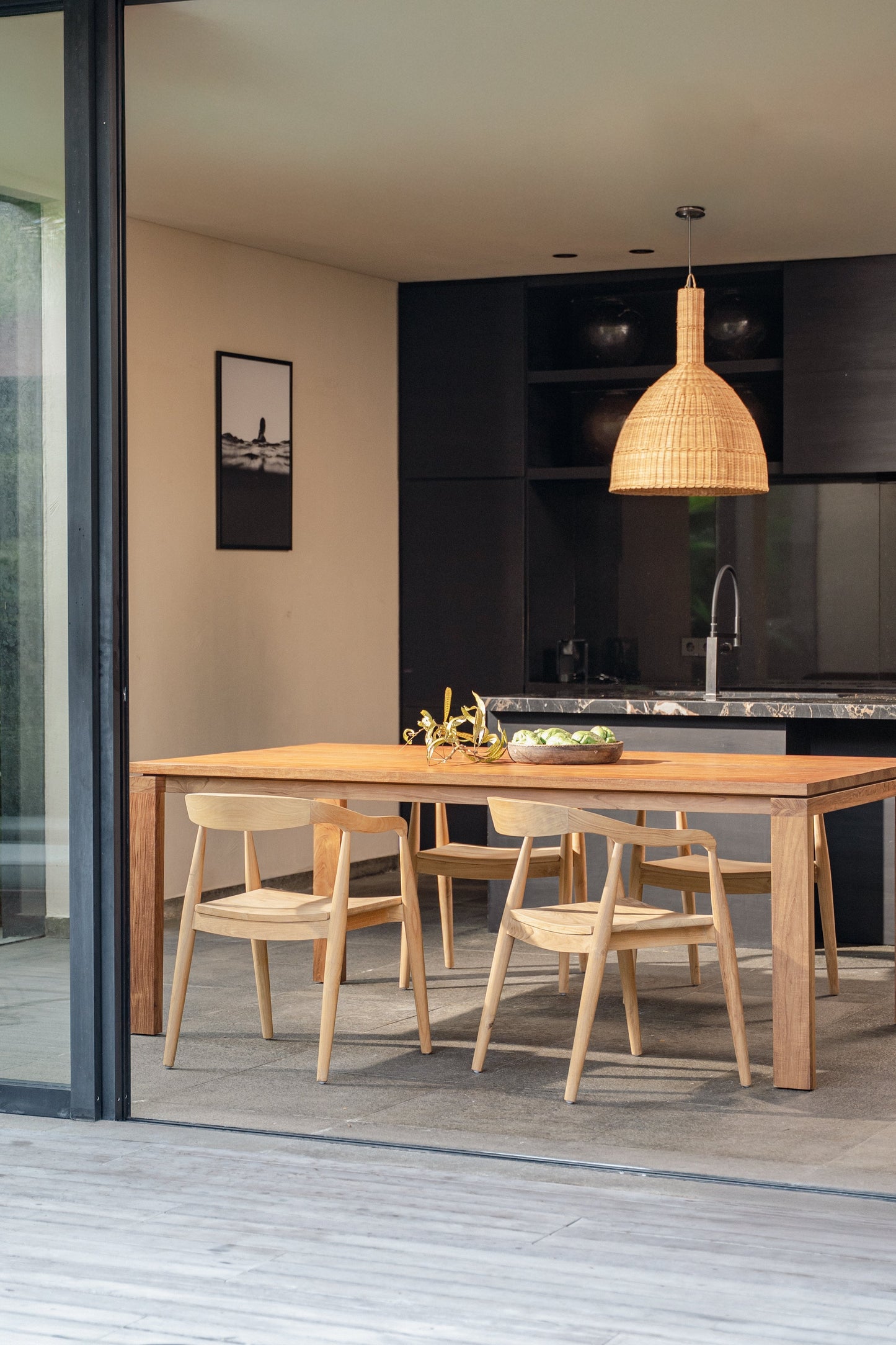 Hara Rectangle Teak Dining Table