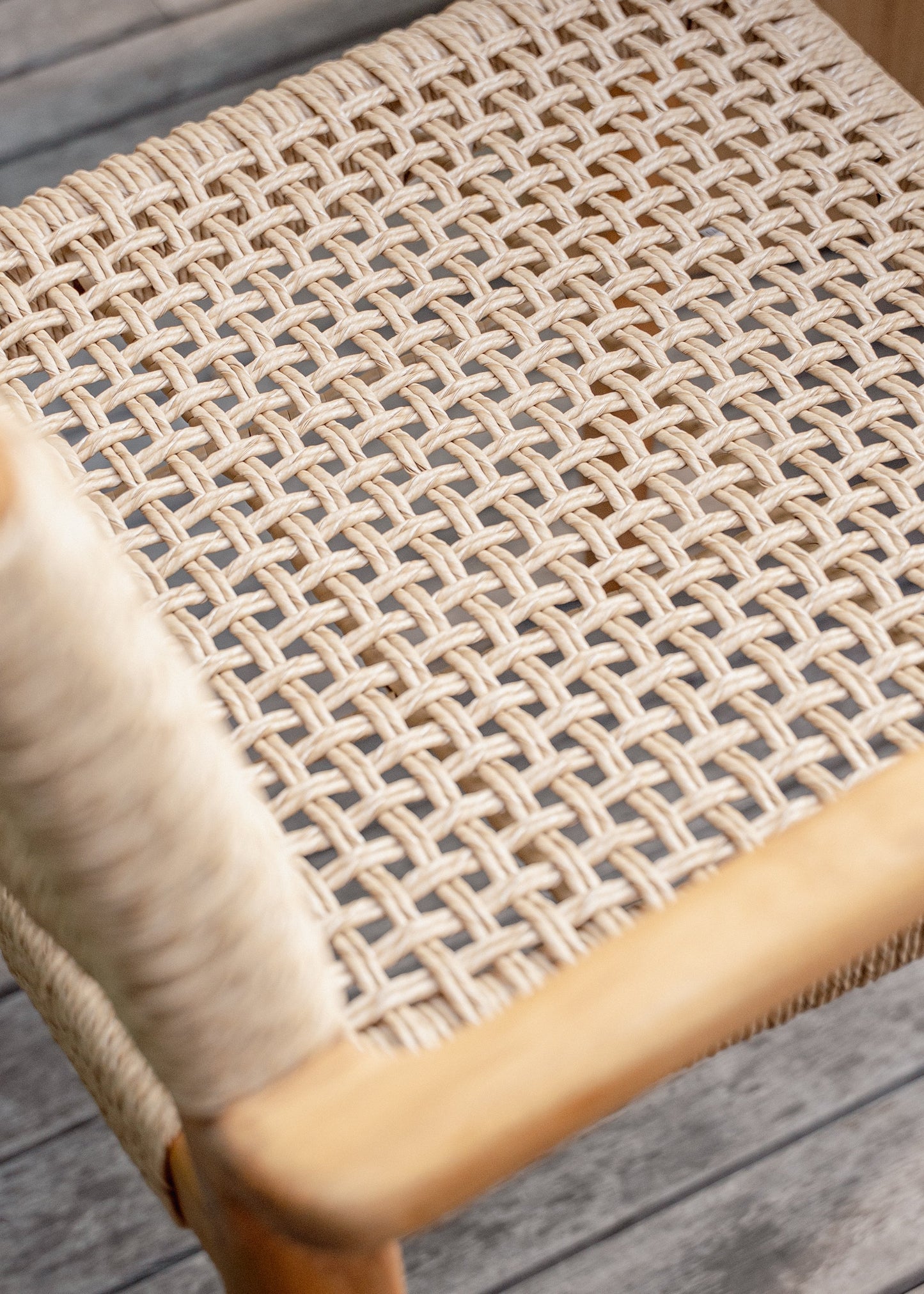 Kamu Indoor Outdoor Stackable Teak Dining Chair