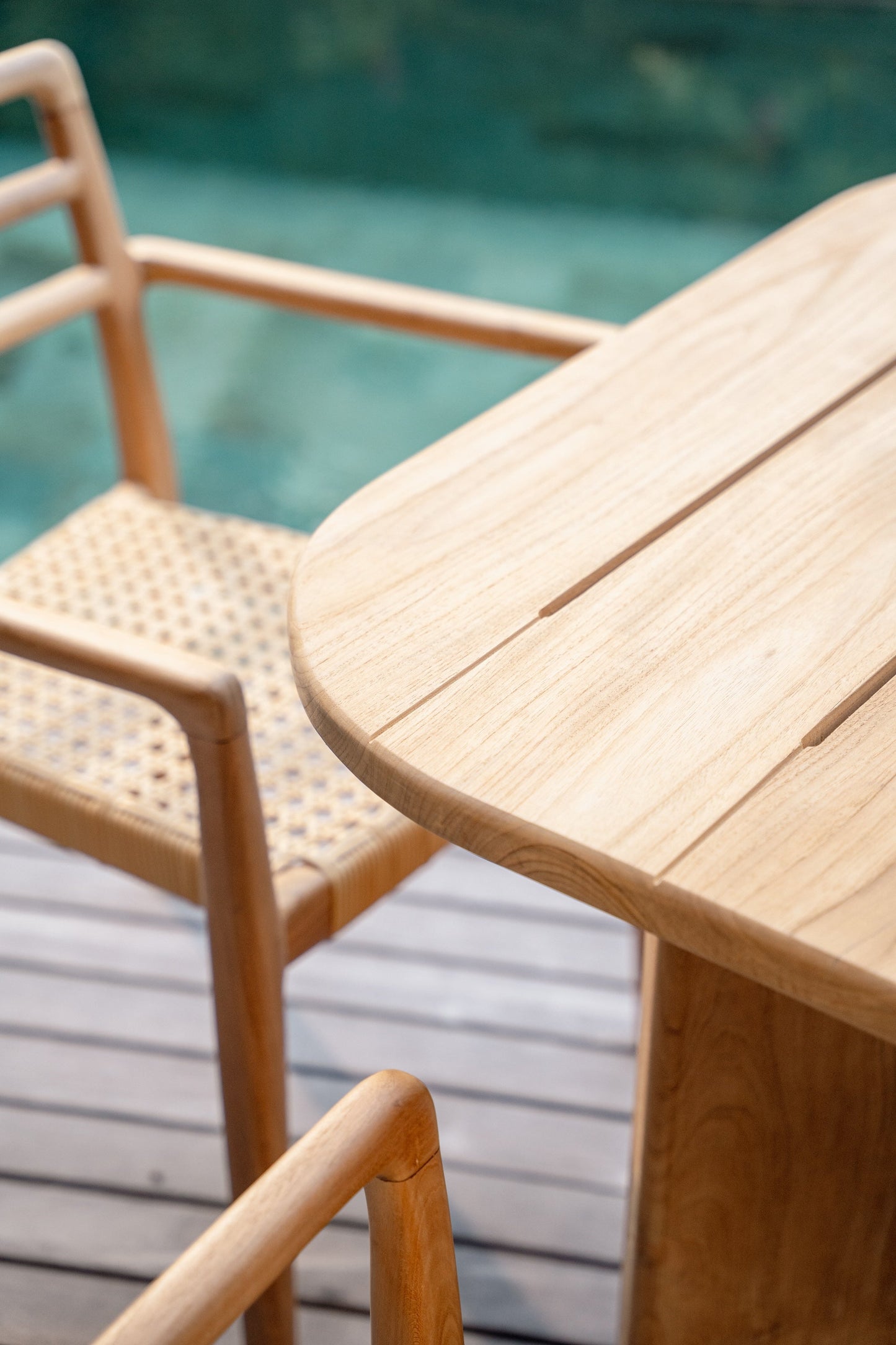 Darma Square Outdoor Teak Dining Table