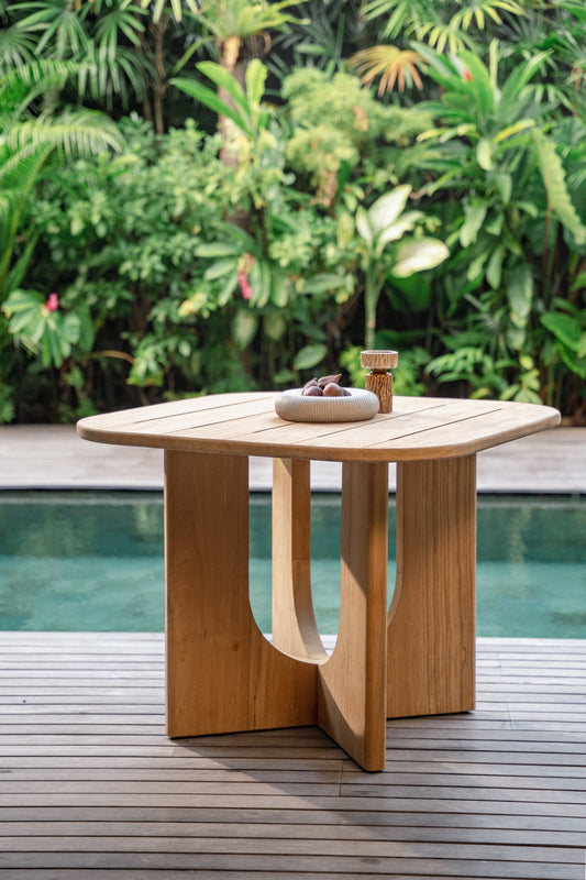 Darma Square Outdoor Teak Dining Table