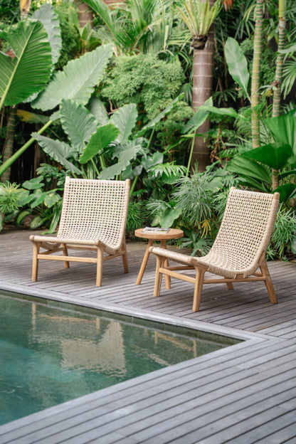 Kala  Indoor Outdoor Teak Lounge Chair