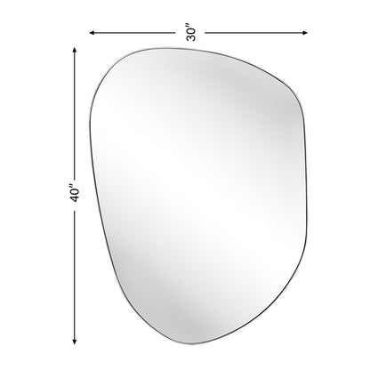 TEHOME Bertlinde wall mirror irregular shaped mirror for living room