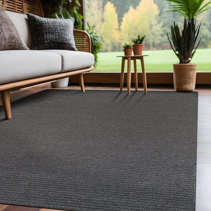 Beverly Rug Solid Color Non-Slip Rubber Back Washable Indoor Area Rug