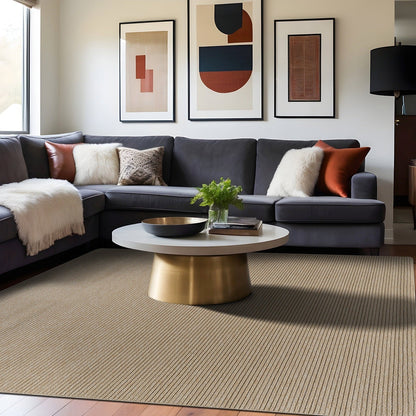 Beverly Rug Solid Color Non-Slip Rubber Back Washable Indoor Area Rug