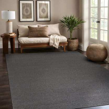 Beverly Rug Solid Color Non-Slip Rubber Back Washable Indoor Area Rug