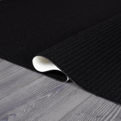 Beverly Rug Solid Color Non-Slip Rubber Back Washable Indoor Area Rug