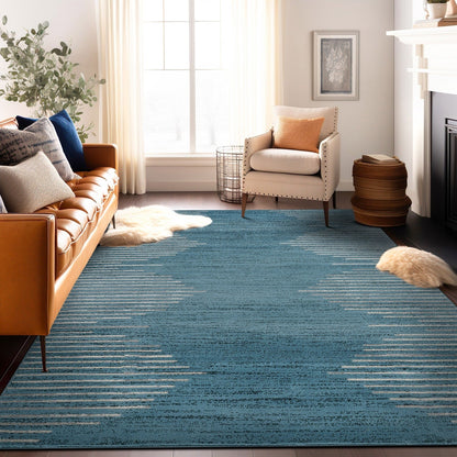 Bohemian Stripe Area Rug