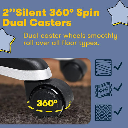 Bossin Big and Tall Office Chair High Back Executive Chair Ergonomic Adjustable Executive Leather Chair,400lbs